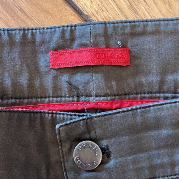 Cute Prada cropped pants khaki - Picture 3 of 7